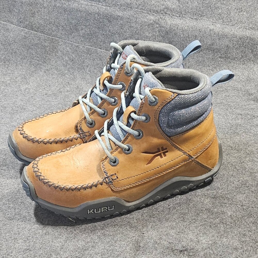 Kuru Quest Boot Tan and Blue Size 7